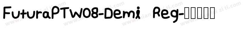 FuturaPTW08-Demi Reg字体转换